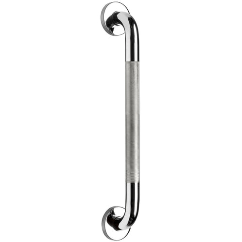 Croydex 450mm Stainless Steel Grab Bar with Anti-Slip Grip