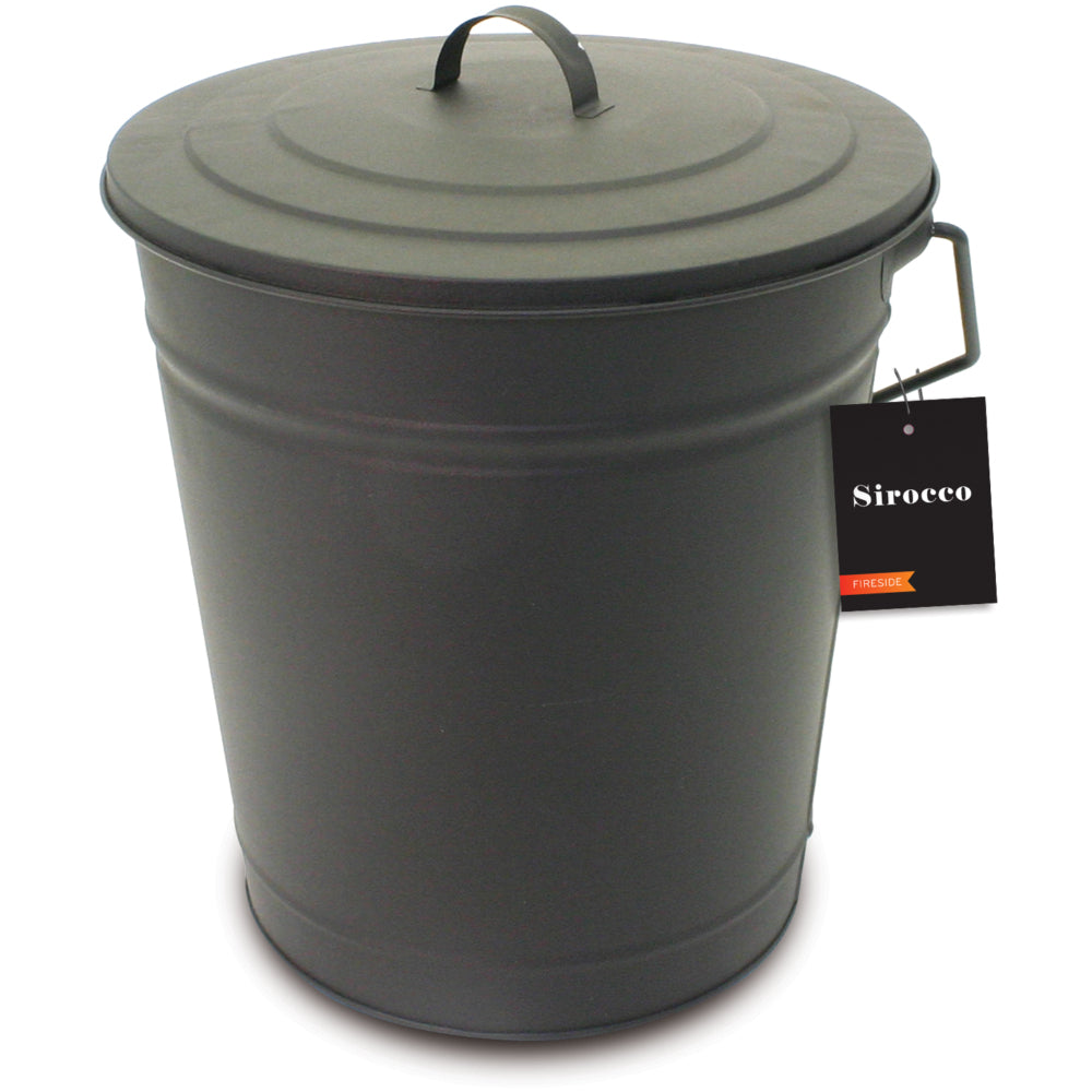 Metal Coal Tub & Lid