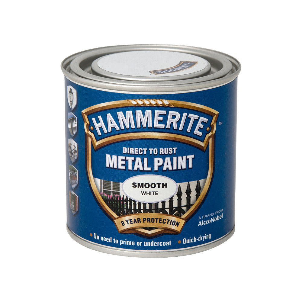 Hammerite Metal Paint Smooth White 750ml