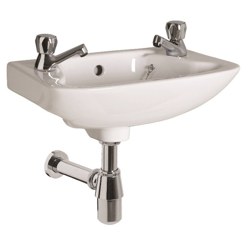 Strata Cloakroom Basin 2TH - 260 x 460mm