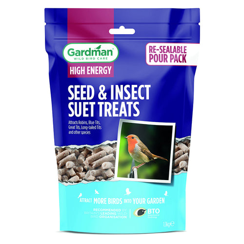 Gardman Seed and Mealworm Suet Treats 1.1kg