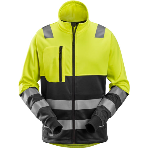 Snickers - High-Vis, Class 2 FZ Jacket - High vis yellow\\Black