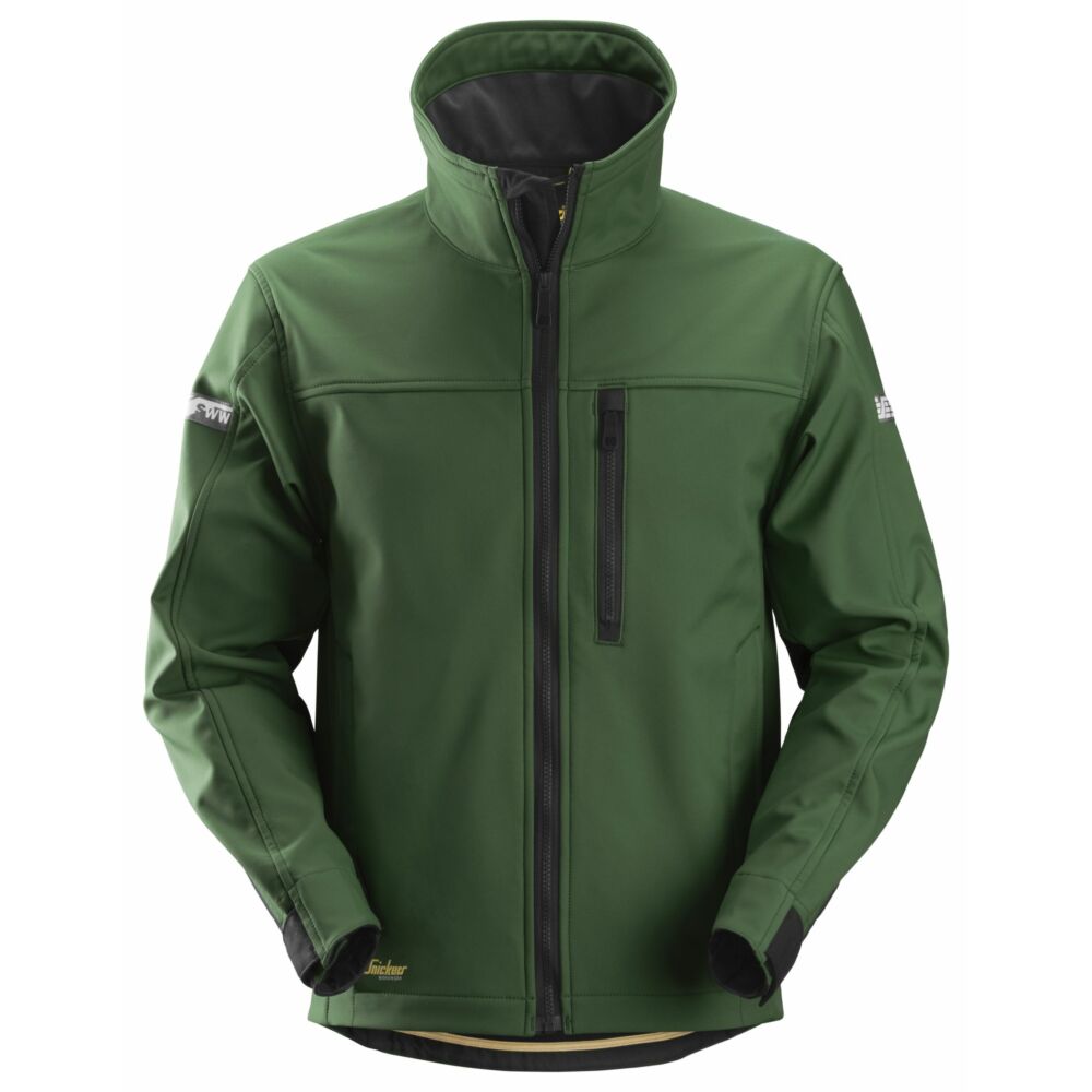 Snickers - AllroundWork, Soft Shell Jacket - Forest Green\\Black