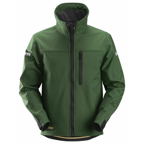 Snickers - AllroundWork, Soft Shell Jacket - Forest Green\\Black