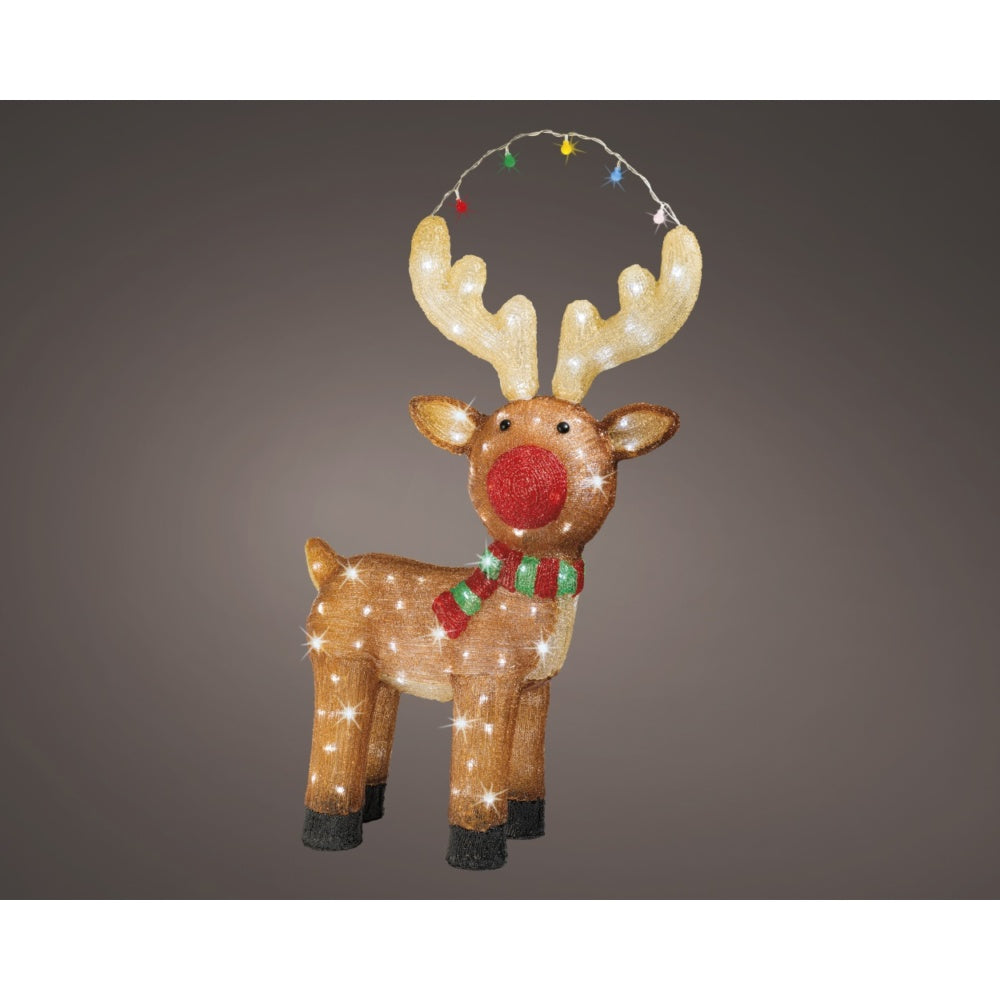 Lumineo LED Acrylic Reindeer - 85cm