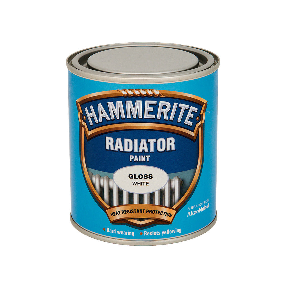 Hammerite Radiator Enamel Gloss White 500ml