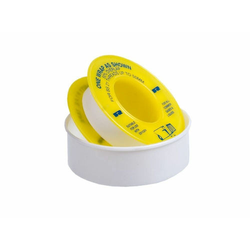 South Coast Plumbing - P.T.F.E Tape Gas Wras M720Whi 12mm x 5m