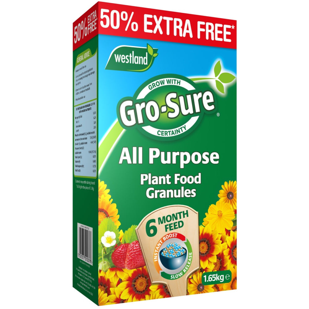 Gro-Sure Slow Release Plant Food 1.1kg + 50% Extra Free