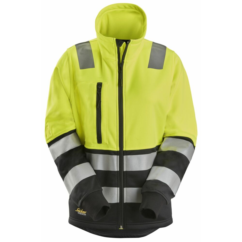 Snickers - High-Vis, Class 2 Women's Full Zip Jacket - High vis yellow\\Black