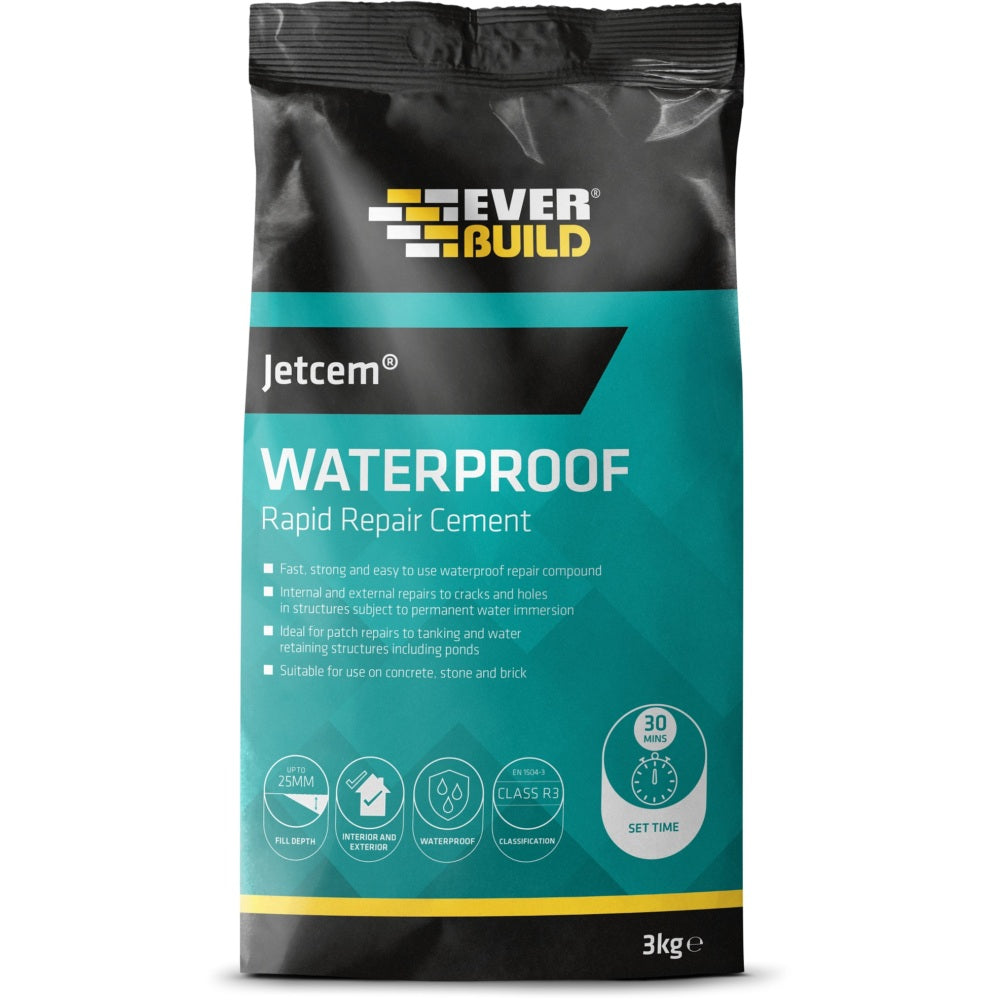 Everbuild Jetcem Waterproof - 3kg