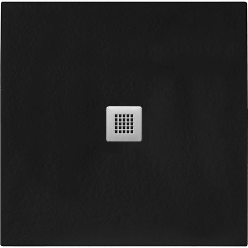 Gemstone Slate Square Waste Onyx Black 900mm