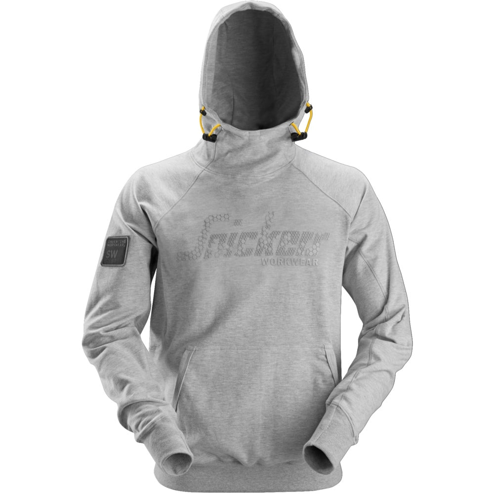 Snickers - Logo Hoodie - Grey Melange