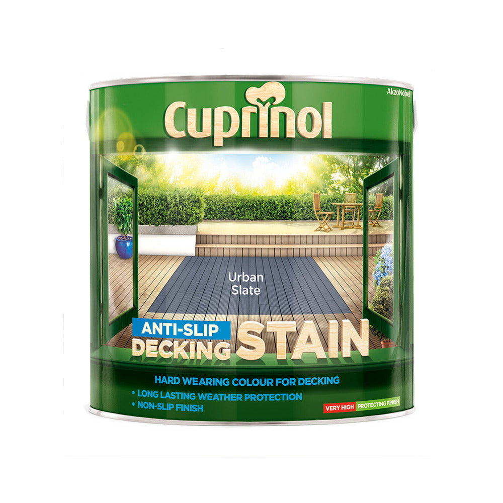 Cuprinol Anti-Slip Deck Stain Urban Slate 2.5L