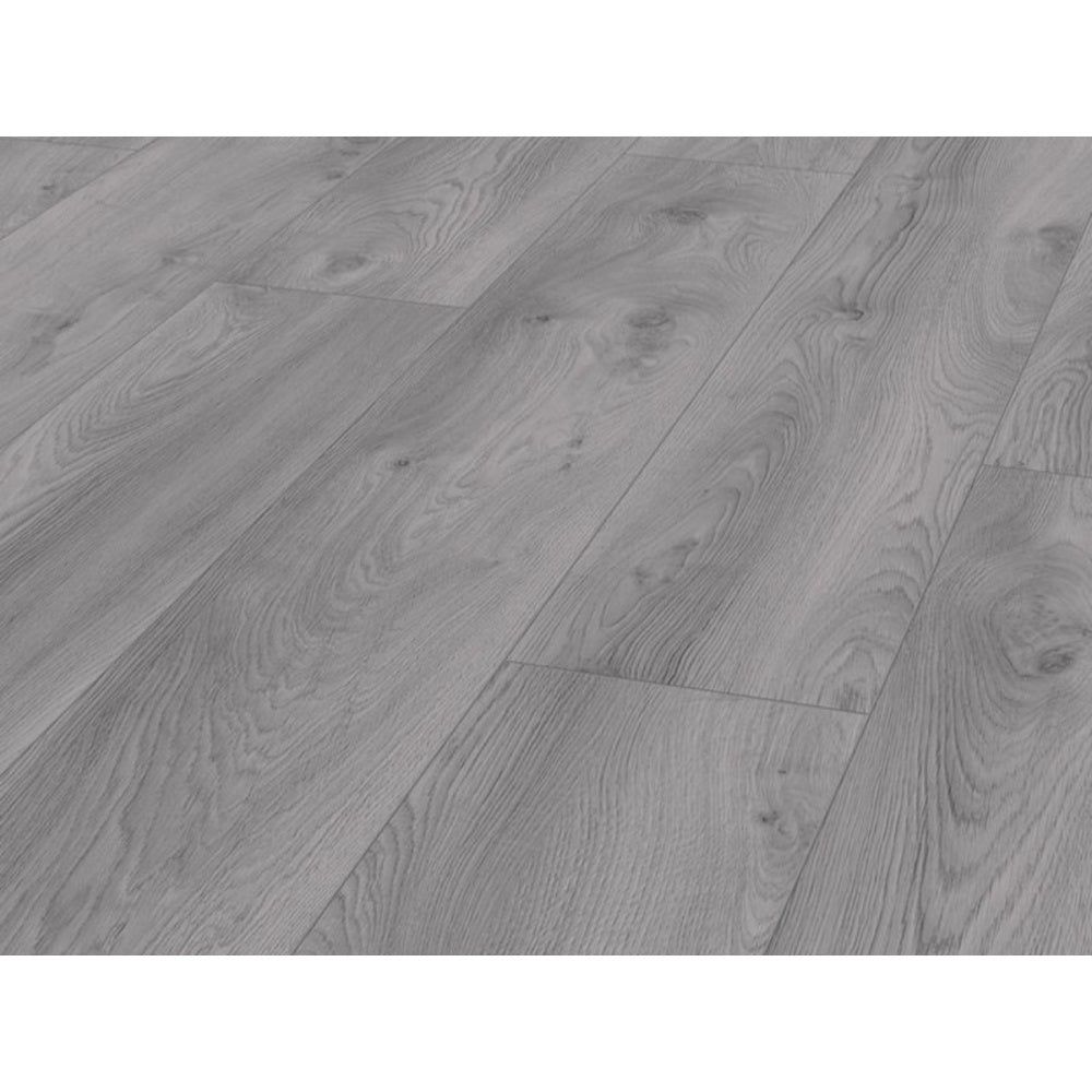 Mammut Plus Wide Long Plank Macro Oak Light Grey Laminate Flooring AC5 10mm