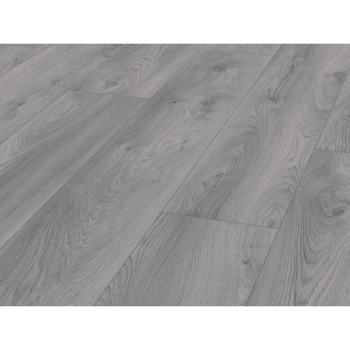 Mammut Plus Wide Long Plank Macro Oak Light Grey Laminate Flooring AC5 10mm