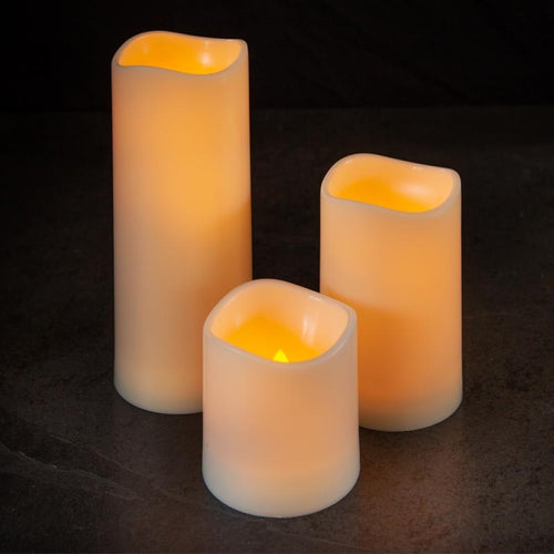 Outside In - Flameless LED Candle 7.5 x18cm POS 24