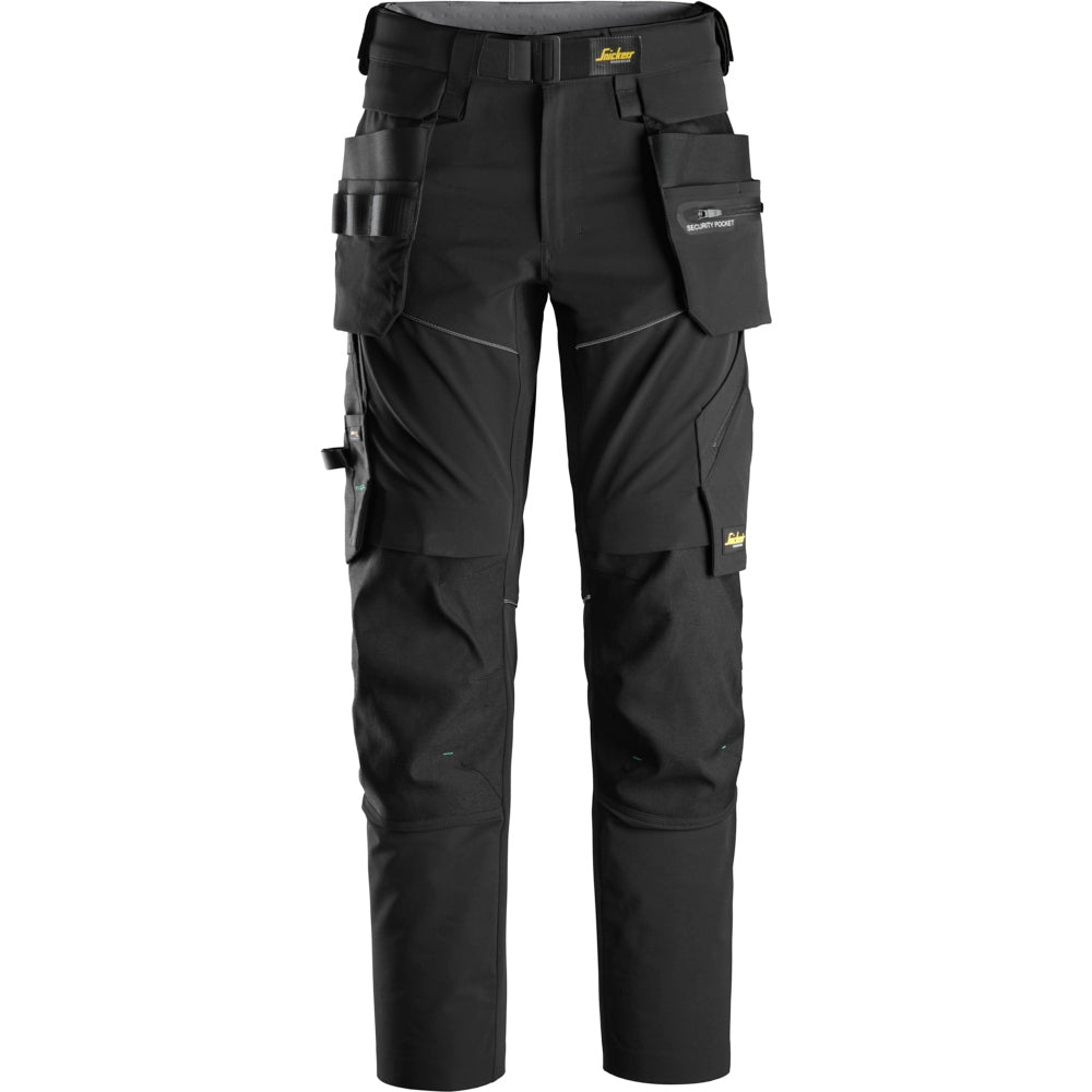 Snickers - FlexiWork, 2.0 Work Trousers+ Holster Pockets - Black\\Black
