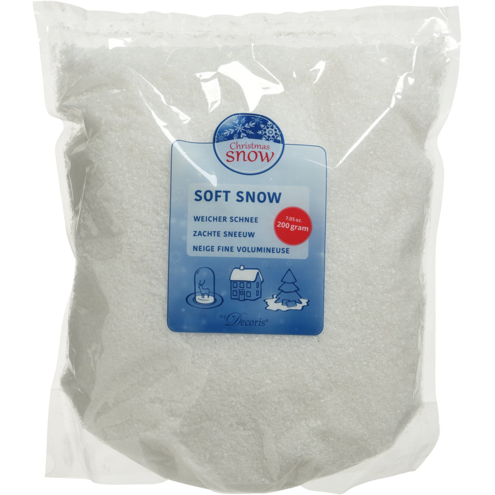 Artificial White Soft Snow Bag - 200g