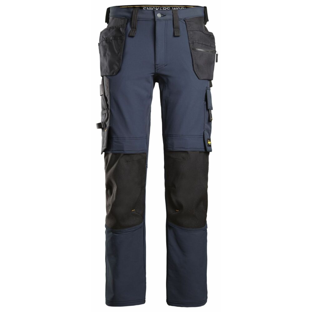 Snickers - AllroundWork, Full Stretch Trousers Holster Pockets - Navy\\Black