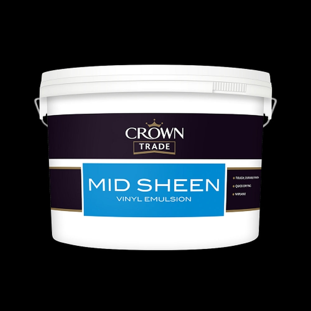 Crown Trade Medium Sheen Emulsion Platinum Light 10L
