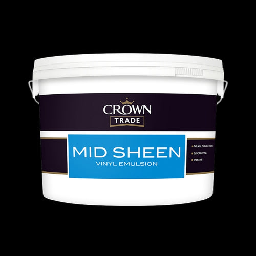 Crown Trade Medium Sheen Emulsion Platinum Light 10L