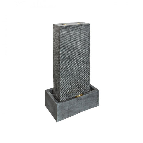 Premier - LED Slate Water Feature - 103cm - Stone Effect