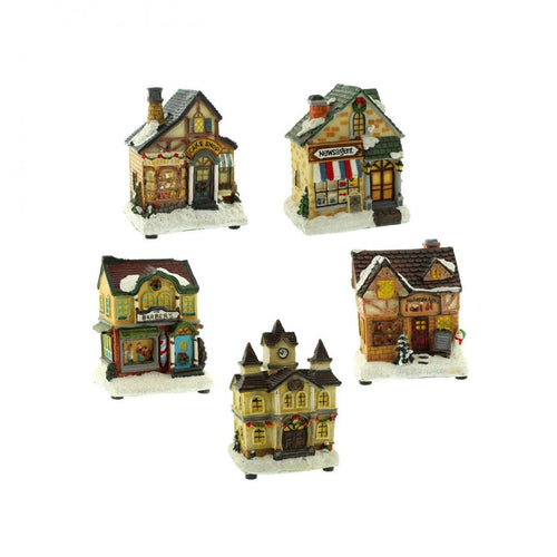 Festive - Battery Operated Mini Lit Houses