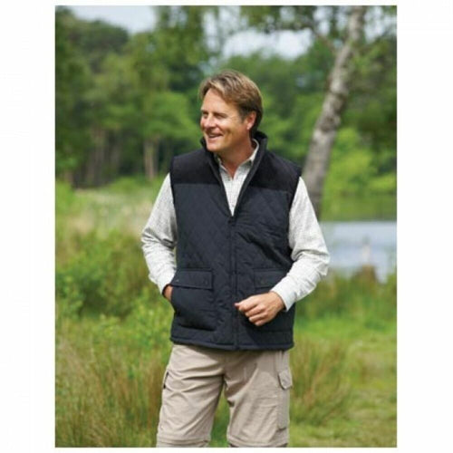 Country Estate Arundel Quilted Bodywarmer Black - 3XL