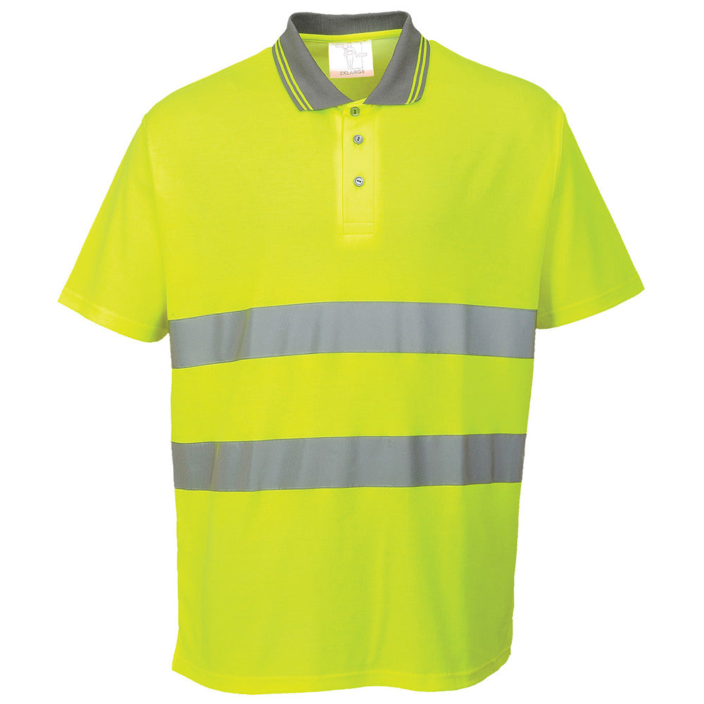 Portwest  - Cotton Comfort Polo - Yellow