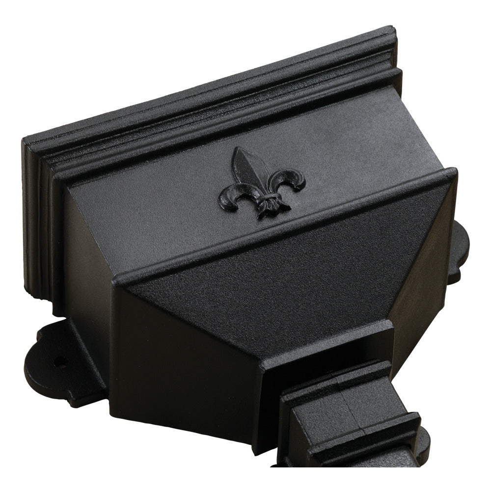 Brett Martin - Cast Iron Style Small Hopper Fleur De Lys