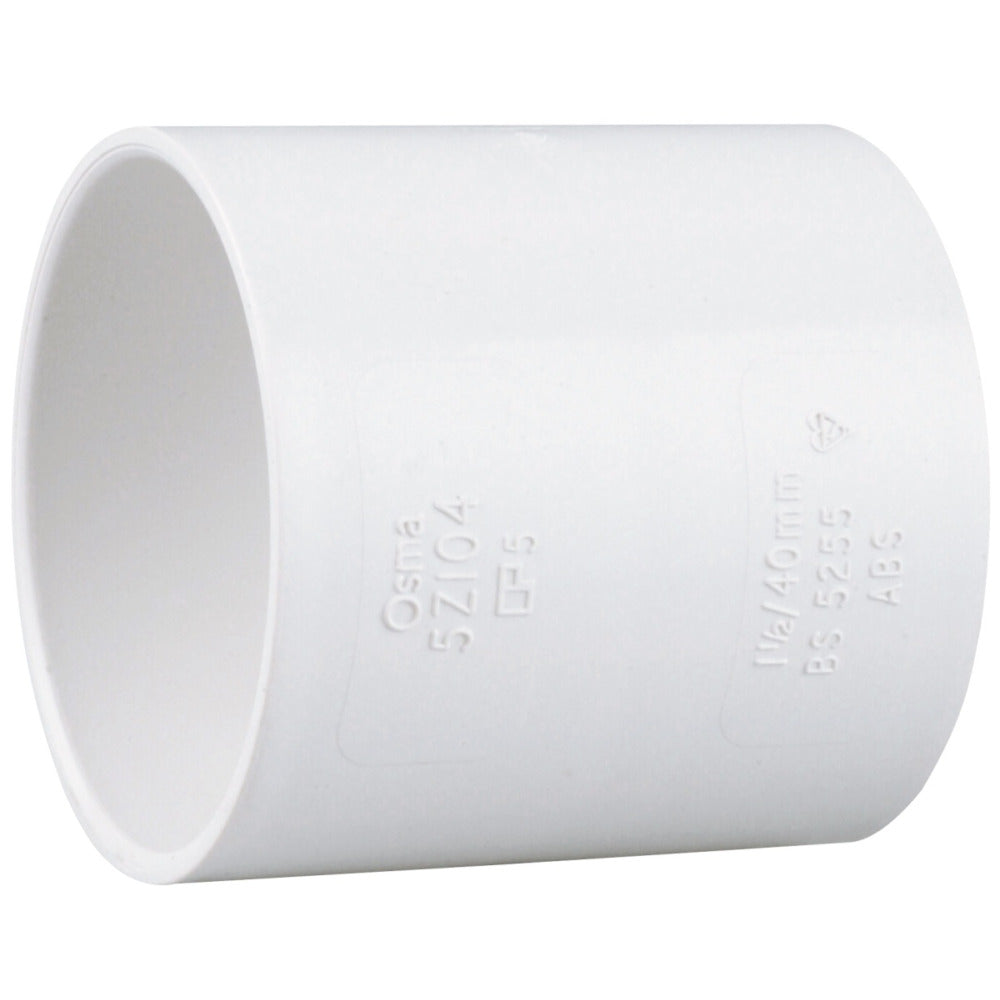 Wavin weld waste OsmaW ABS Double Socket White 32mm