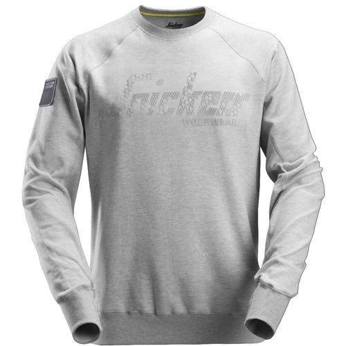 Snickers - Logo Sweatshirt - Grey Melange