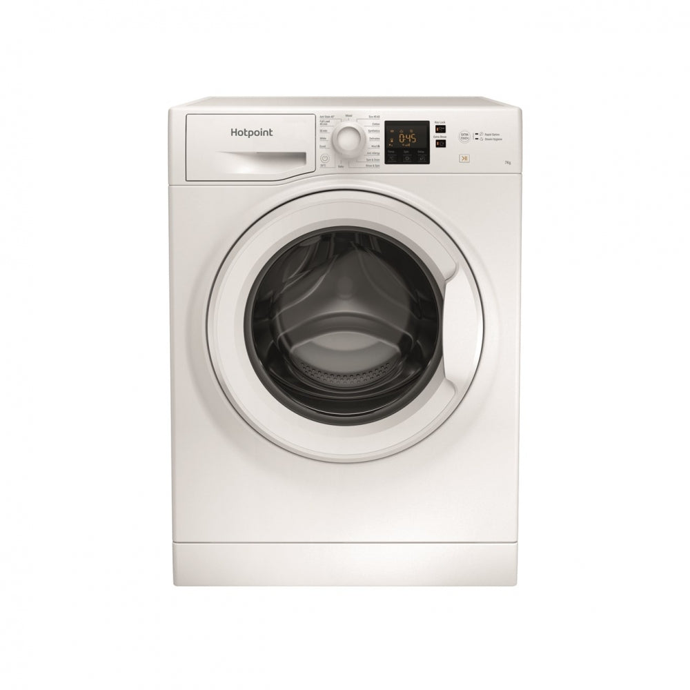 Hotpoint - Washing Machine White (NSWM743UWUKN) - 7kg