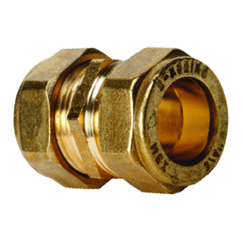 South Coast Brass - 1/2\ Straight Coupler C x C 310