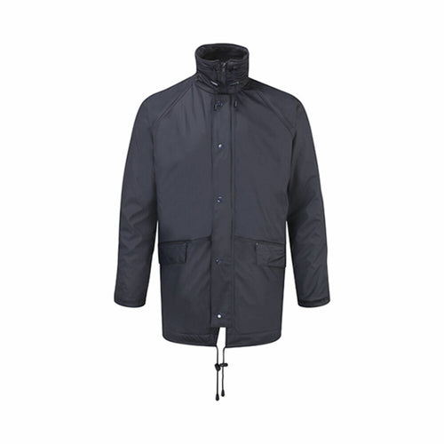 Fort Flex PU Fleece-Lined Waterproof Jacket Navy - XXL