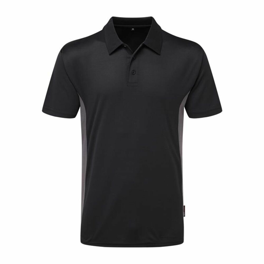 Tuffstuff Elite Polo Shirt Black/Grey - XXL