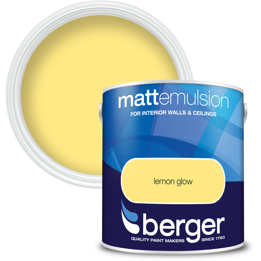 Berger Matt Emulsion Lemon Glow 2.5L