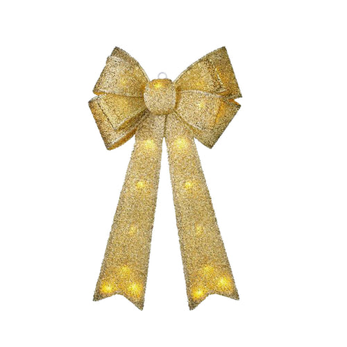 Lit Gold Bow 40 x 60cm B/O (Copy)