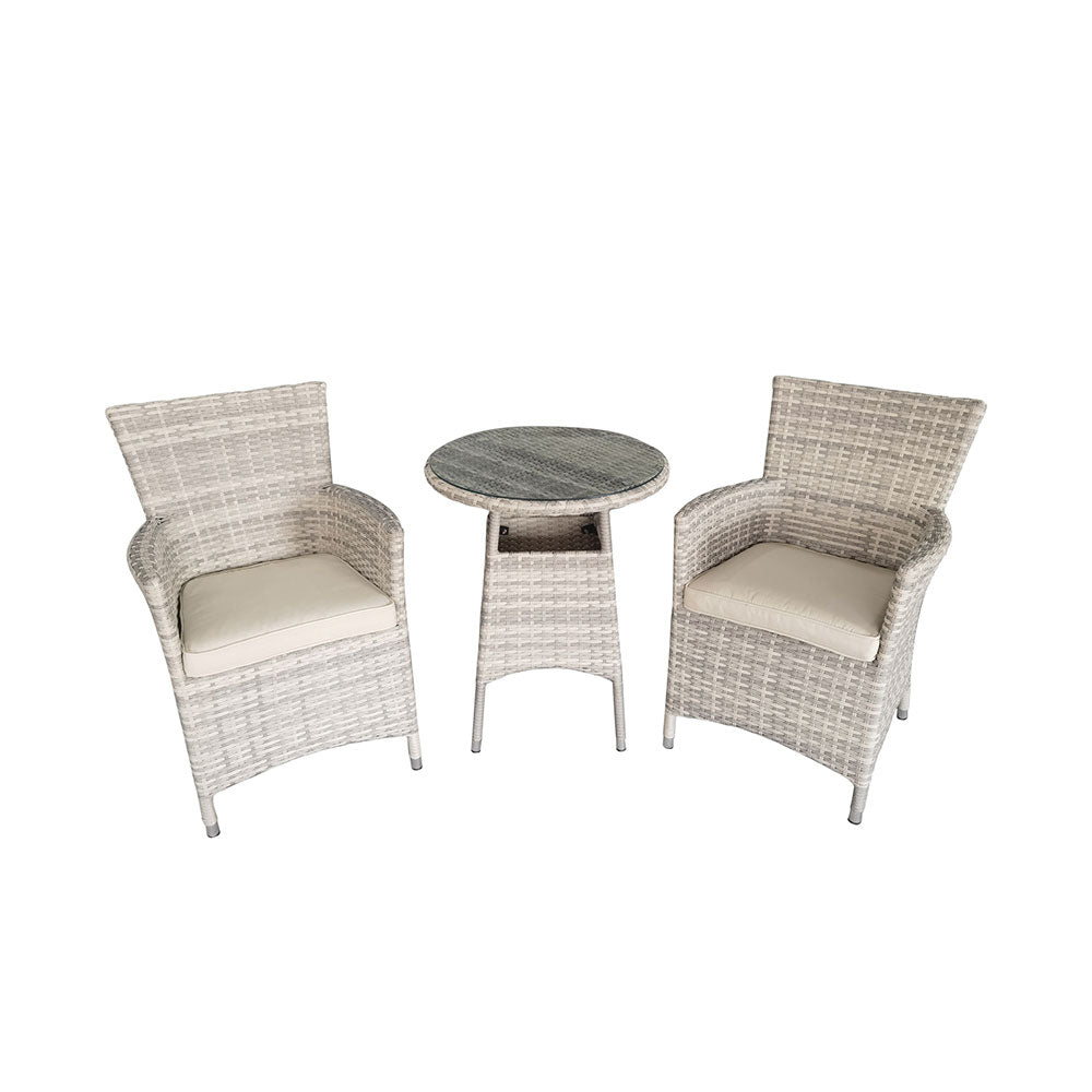 Capri 2 Seater Round Bistro Set - 60cm