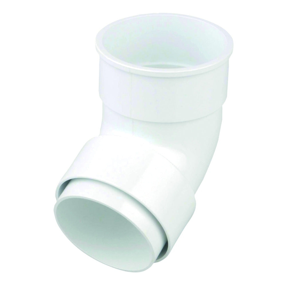 Rainwater RoundLine OsRRL PVC-U Offset Bend - Socket White 68mm