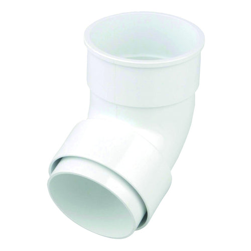 Rainwater RoundLine OsRRL PVC-U Offset Bend - Socket White 68mm