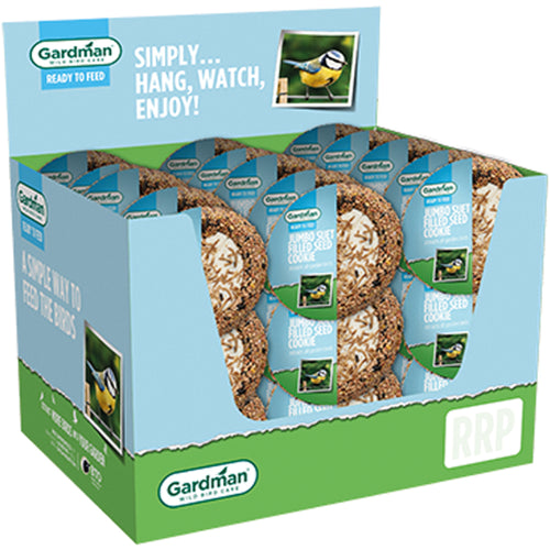 Gardman Jumbo Suet Filled Seed Cookie