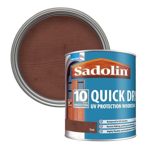 Sadolin Quick Dry Woodstain Teak 5L