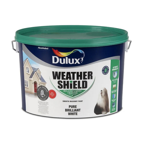 Dulux Weathershield Brilliant White 10L