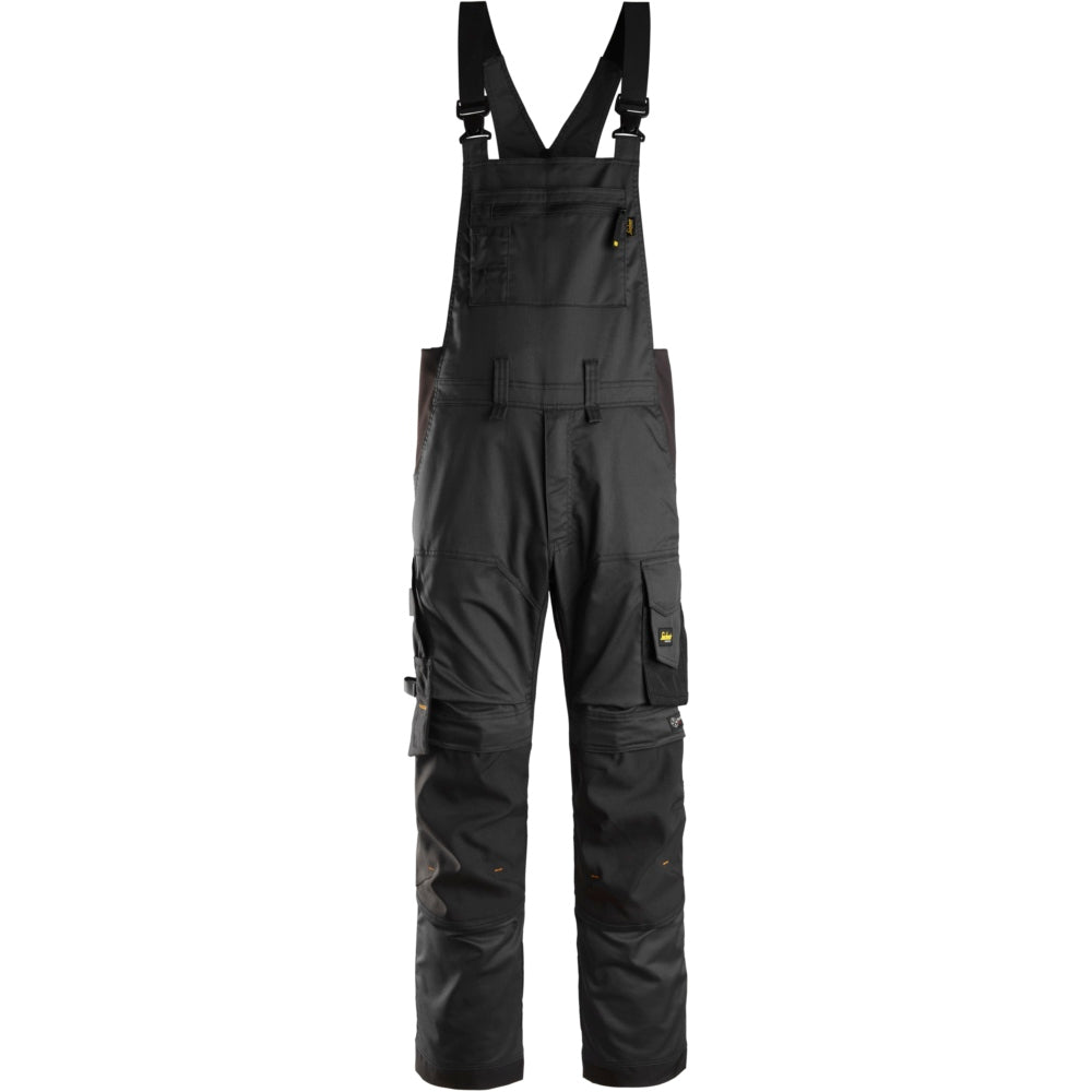 Snickers - AllroundWork, Stretch Bib & Brace Trousers - Black\\Black