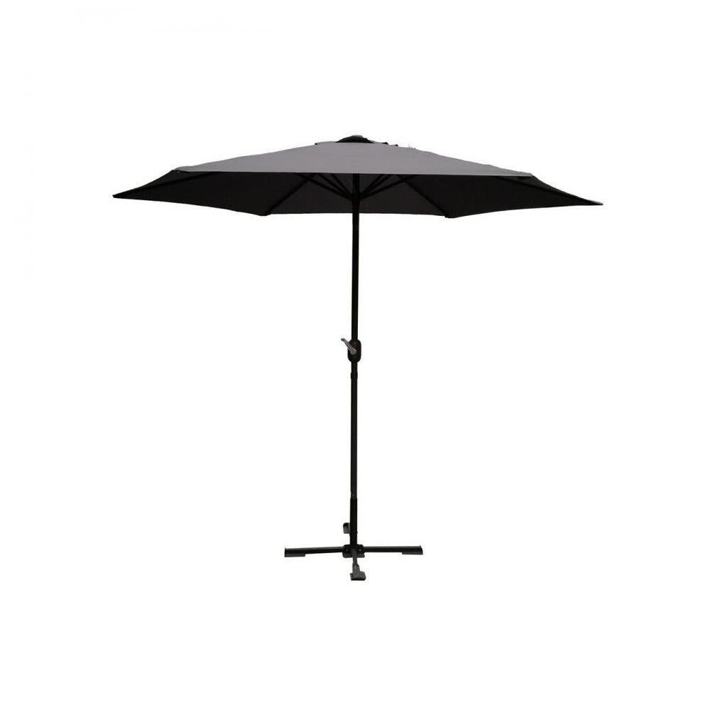 Euroactive - Aluminium Parasol Charcoal - 2.7m