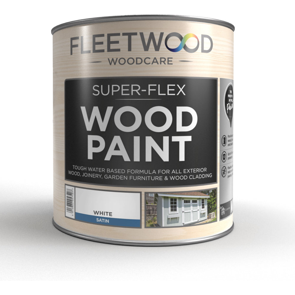 Fleetwood Super-Flex Wood Paint Brilliant White 5L