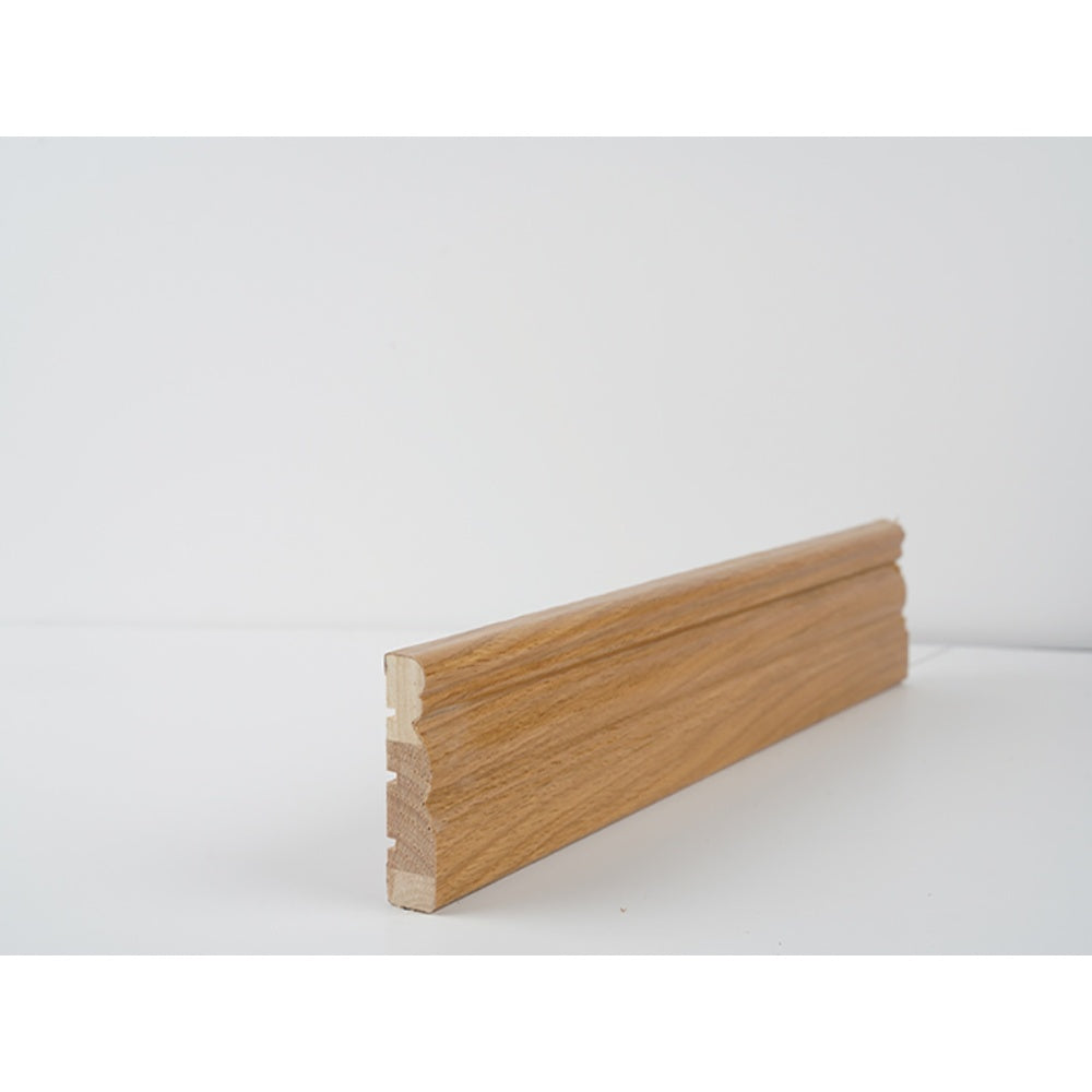 Seadec White Primed Shaker Skirting 18mm