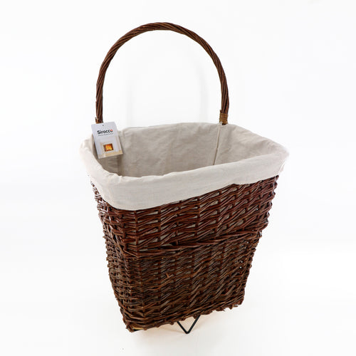 Sirocco - Willow Log Cart with Canvas Liner