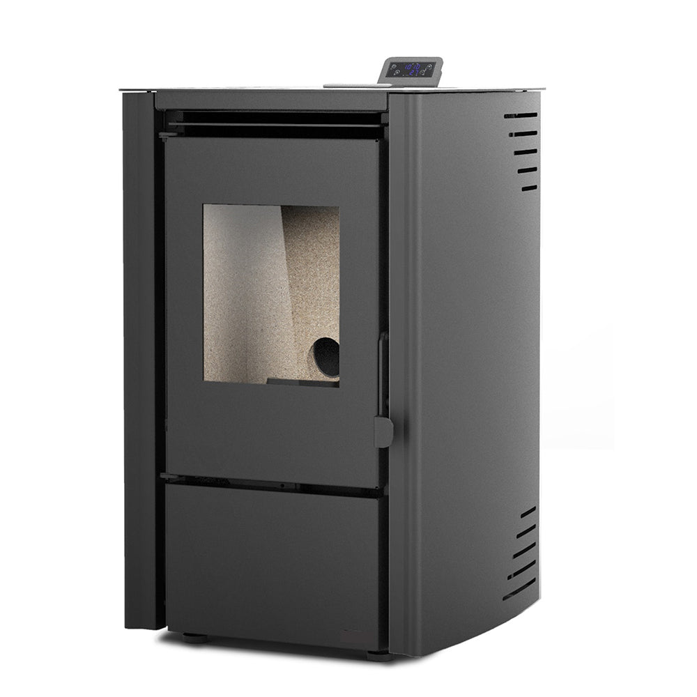 Stanley Bilberry Pellet Stove K6 Black - 6.1kw